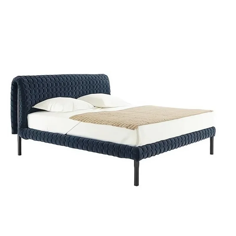 

Fabric bed 1.8 meters master bedroom ins style modern simple light luxury high-end