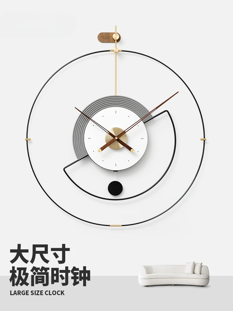 Clocks, wall clocks, living rooms, large sizes, new ideas, simple, modern, atmospheric, high-end feeling