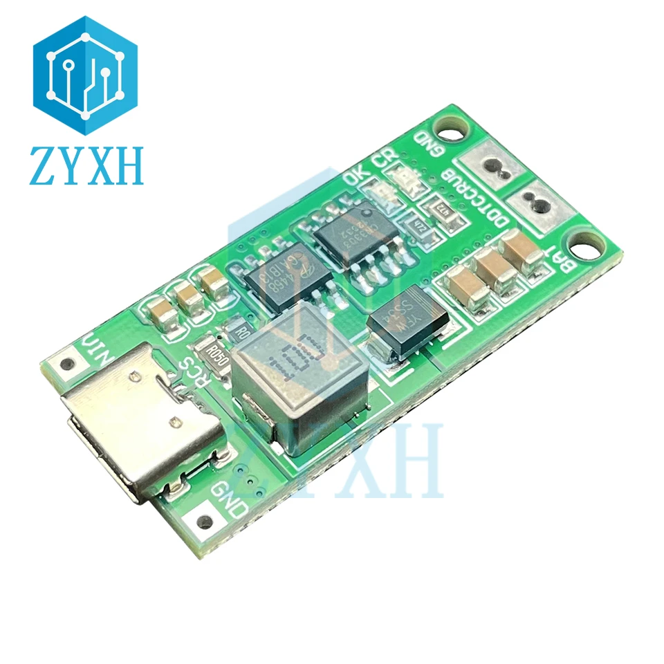 Type C BMS 2S 3S 4S 1A 2A 4A 18650 21700 3.7V Lithium Battery Charge Board Step-Up Boost Li-Po Polymer USB C To 8.4V 12.6V 16.8V