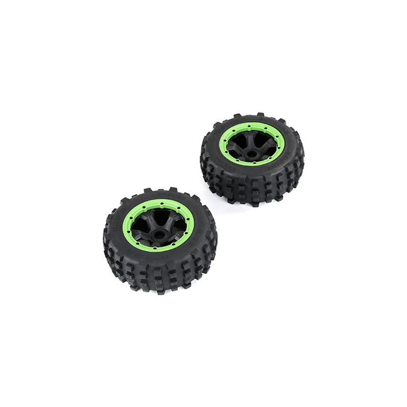 Off-Road carro pneus traseiros, 1, 5 BAHA ROVAN, KM BAJA, 5T, 5SC, 5FT, RC carro brinquedos peças, 195x80mm, verde