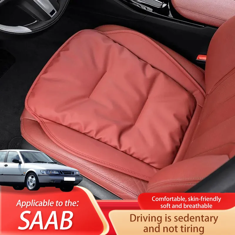 

Car Seat Cushion Luxury Leather Support Pad High Rebound Sponge Seat Cover For Saab 900