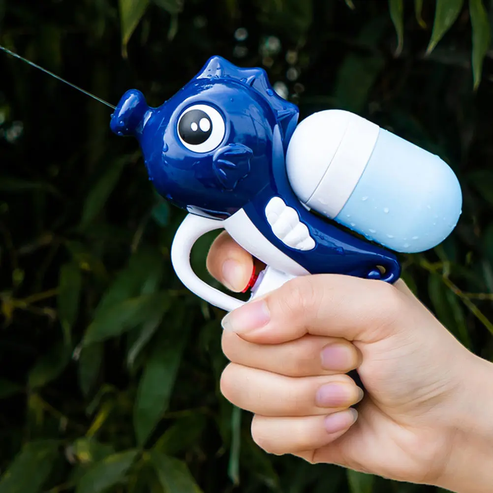 

4Pcs Sea Horse Water Shooter Kids Bathing Pool Outdoor Summer Beach Sprayer Interactive Fun Water Playthings Party Favor