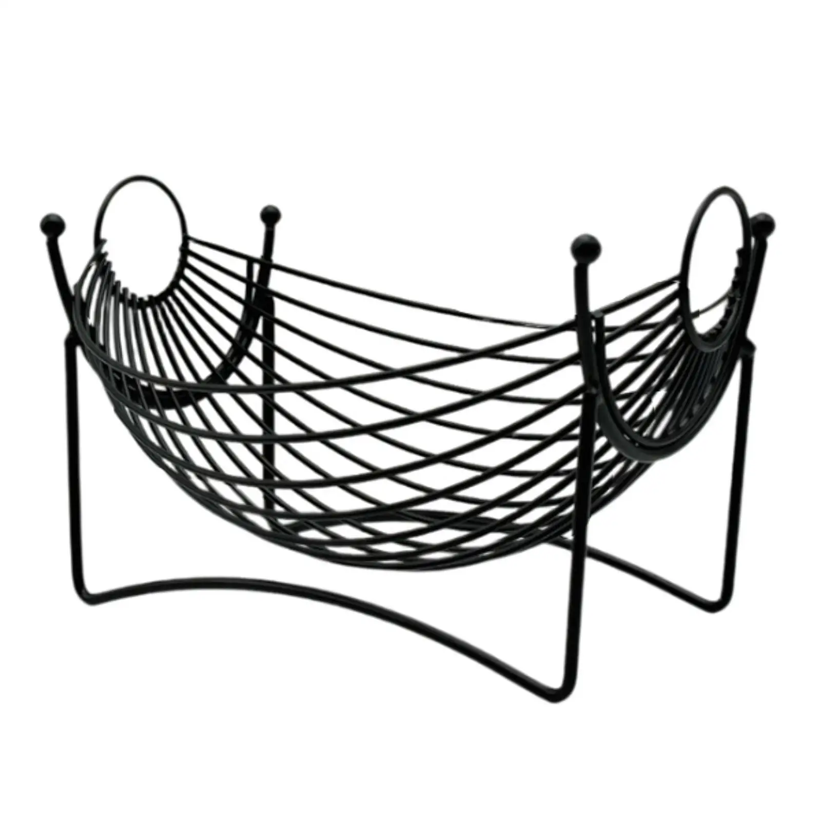 Panier à fruits en fer, plateau de service, conteneur grande capacité, centre de table, panier de rangement en fil métallique pour comptoir, support pour dosettes de café