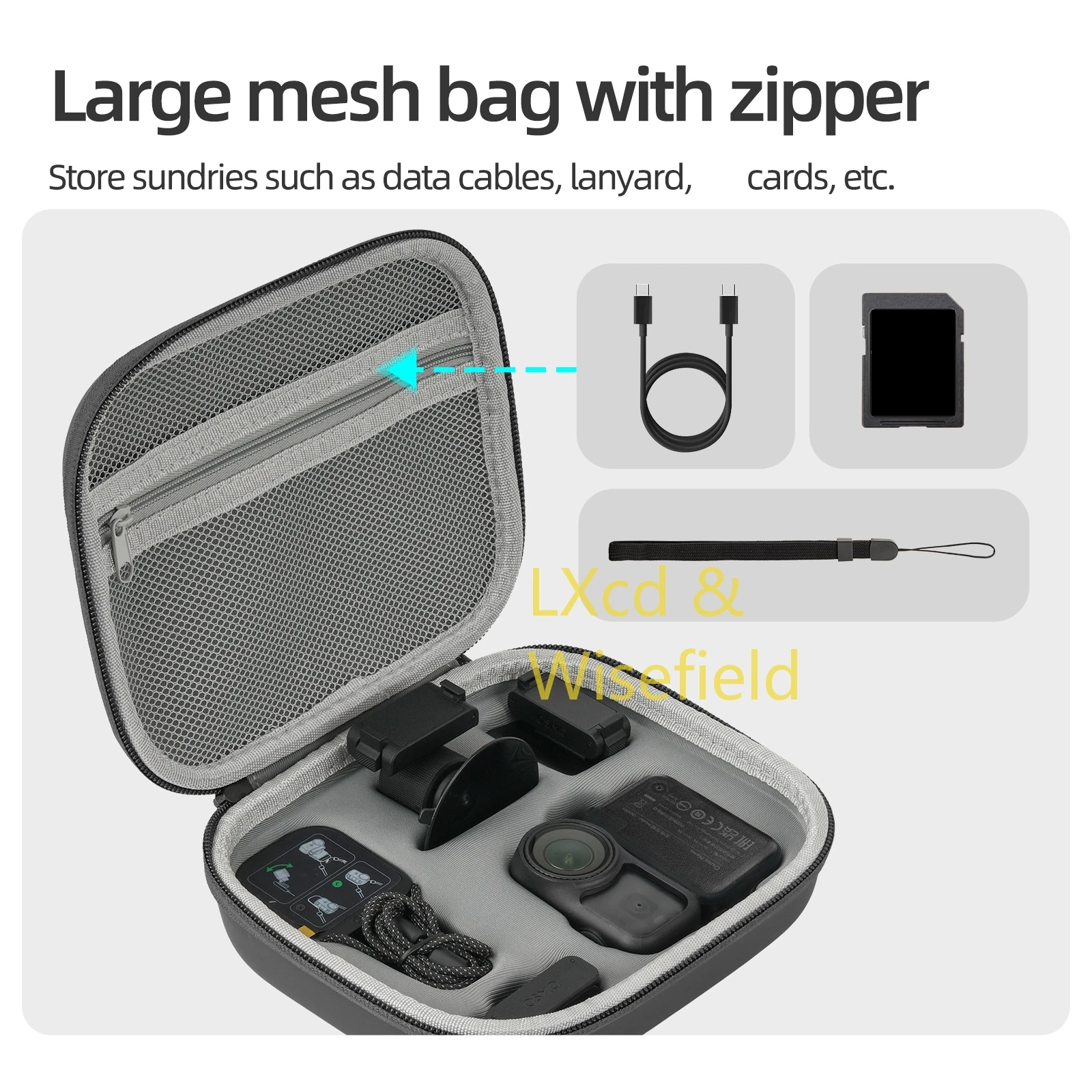 

PU Carry Case for DJI OSMO NANO Camera Dust-proof Storage Bag for Camera Accessory