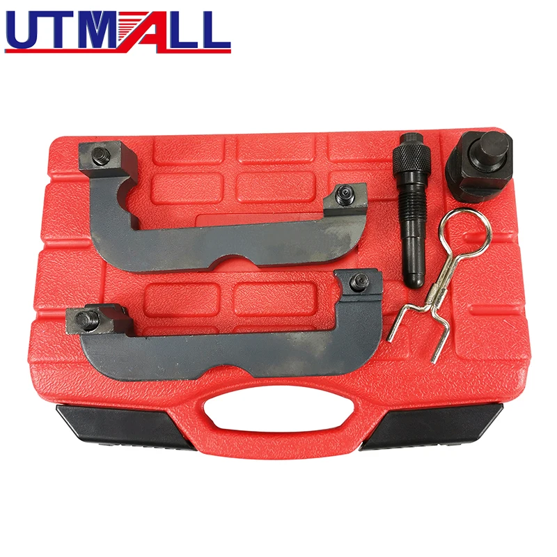 5Pcs Camshaft Locking Tool Kit T40133 For VW AUDI 2.8T 3.0T TFSI Synchronization Auto Car Black Repair Timing Tools Set