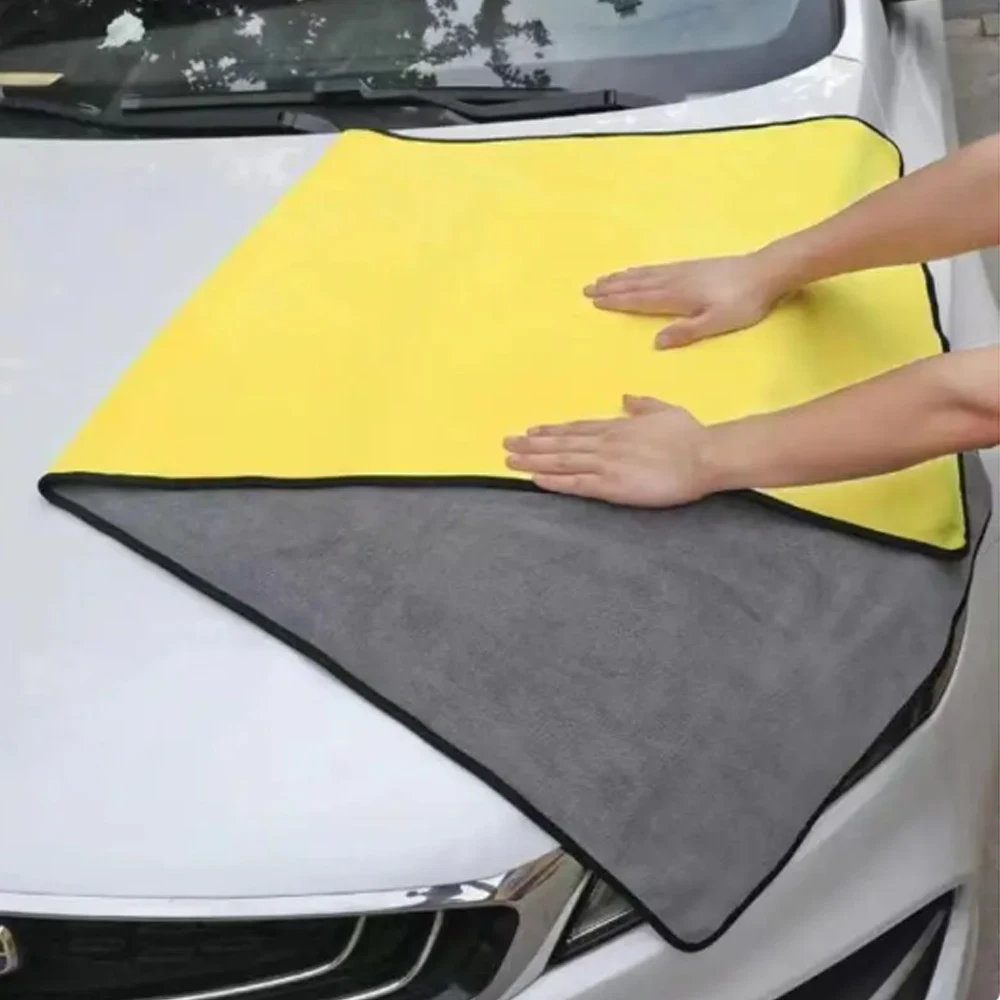 Car wash towel thickened and absorbent coral velvet special cleaning cloth for car wash towels, quick drying car wash towel image 2