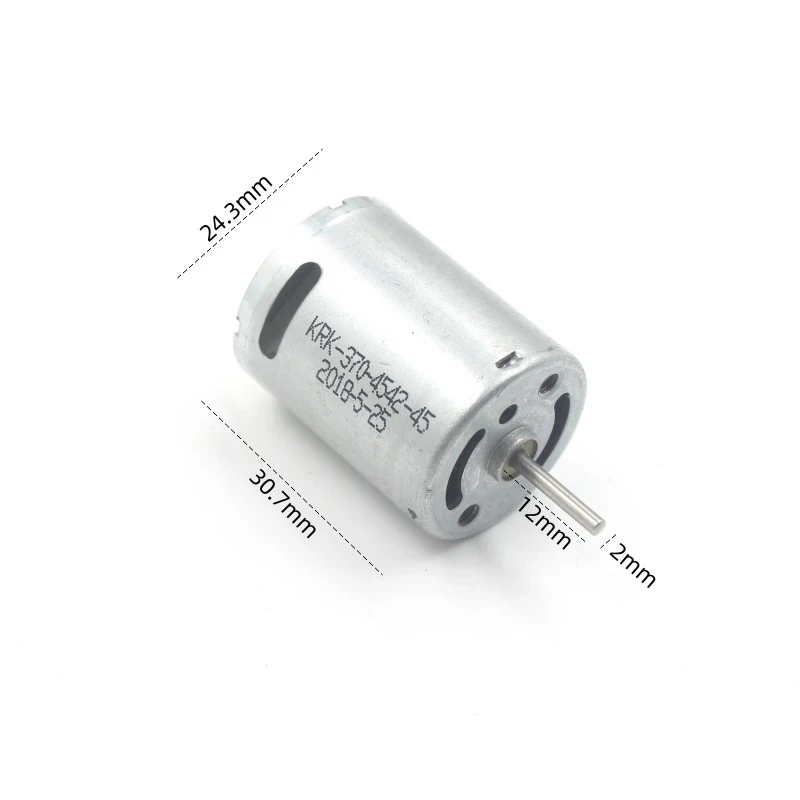 Mini 24mm RK-370PH/4542/5028 Carbon Brush Motor D-Shaft DC 6V 7.4V  High Speed 370 Motor for Toy Water Gun RC Car Boat Model