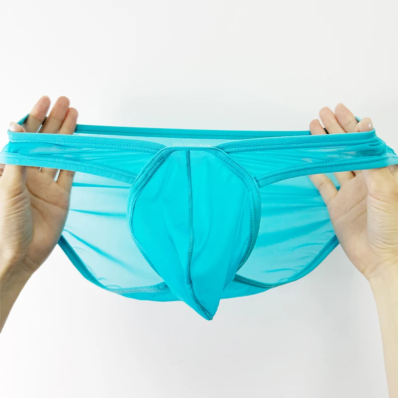 1 STKS Slips heren Ondergoed Sneldrogend Sexy Mannen Slips Bikini U Bolle Ademend Zachte Lage Wasit heren Slipje Sissy Cueca