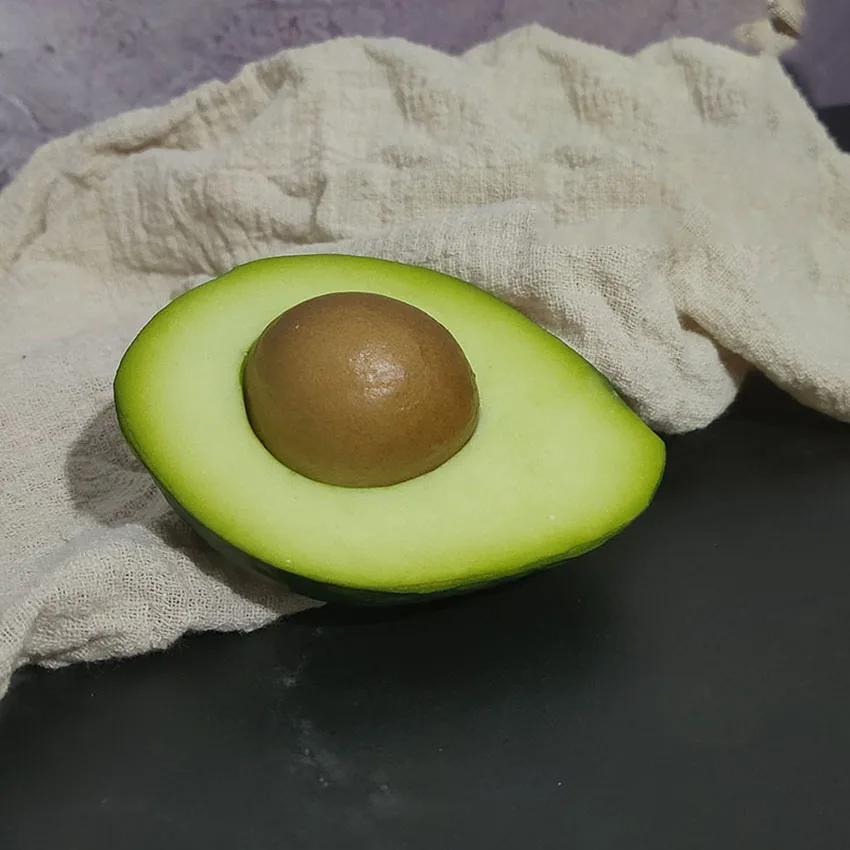 Fake Avocado Simulation Fruit Model Fake Food Fruit Shop Window Decoration Kitchen Photography Props Accessories Home Decor
