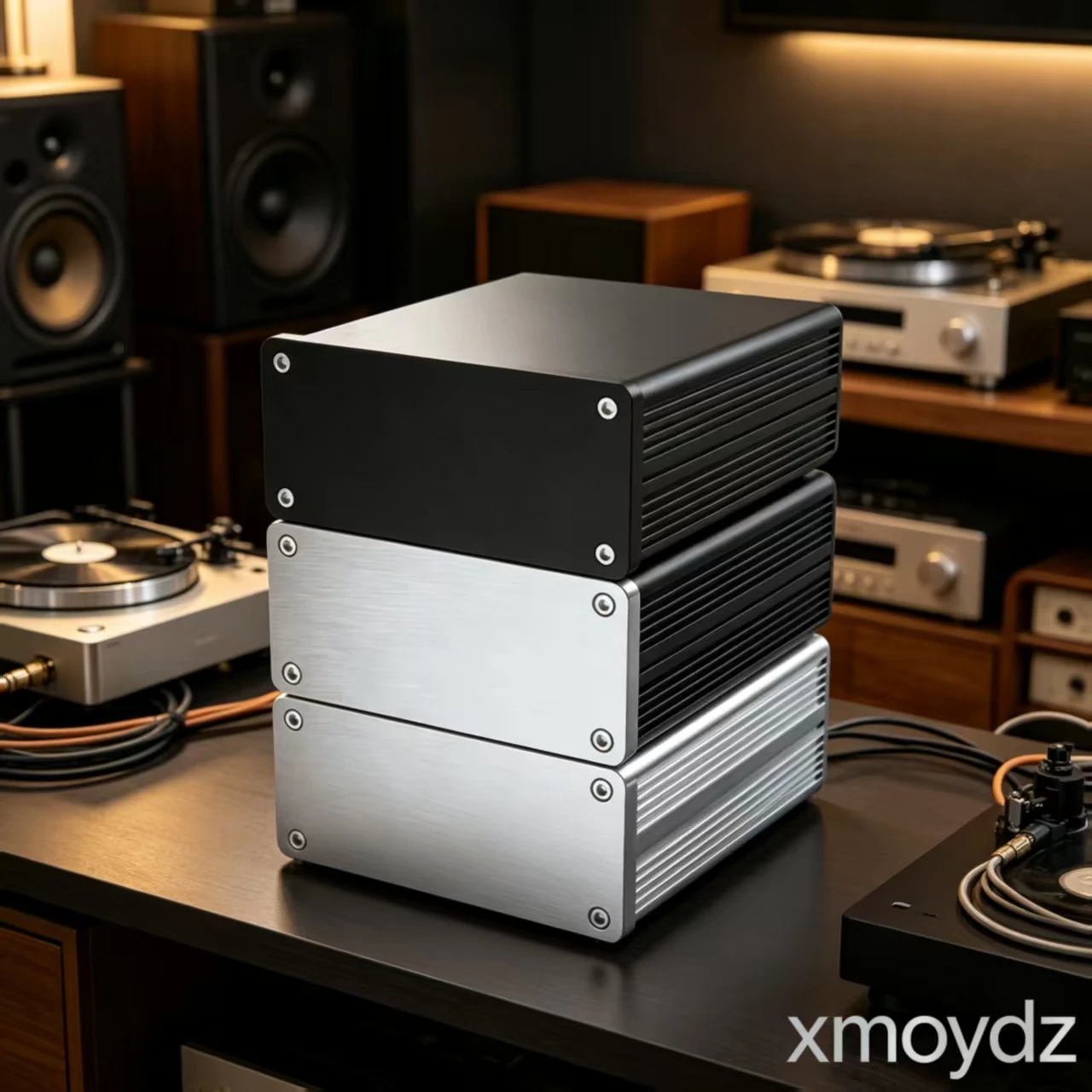 Speaker Enclosure - Całkowicie aluminiowa obudowa wzmacniacza 1105 116*50*139mm,