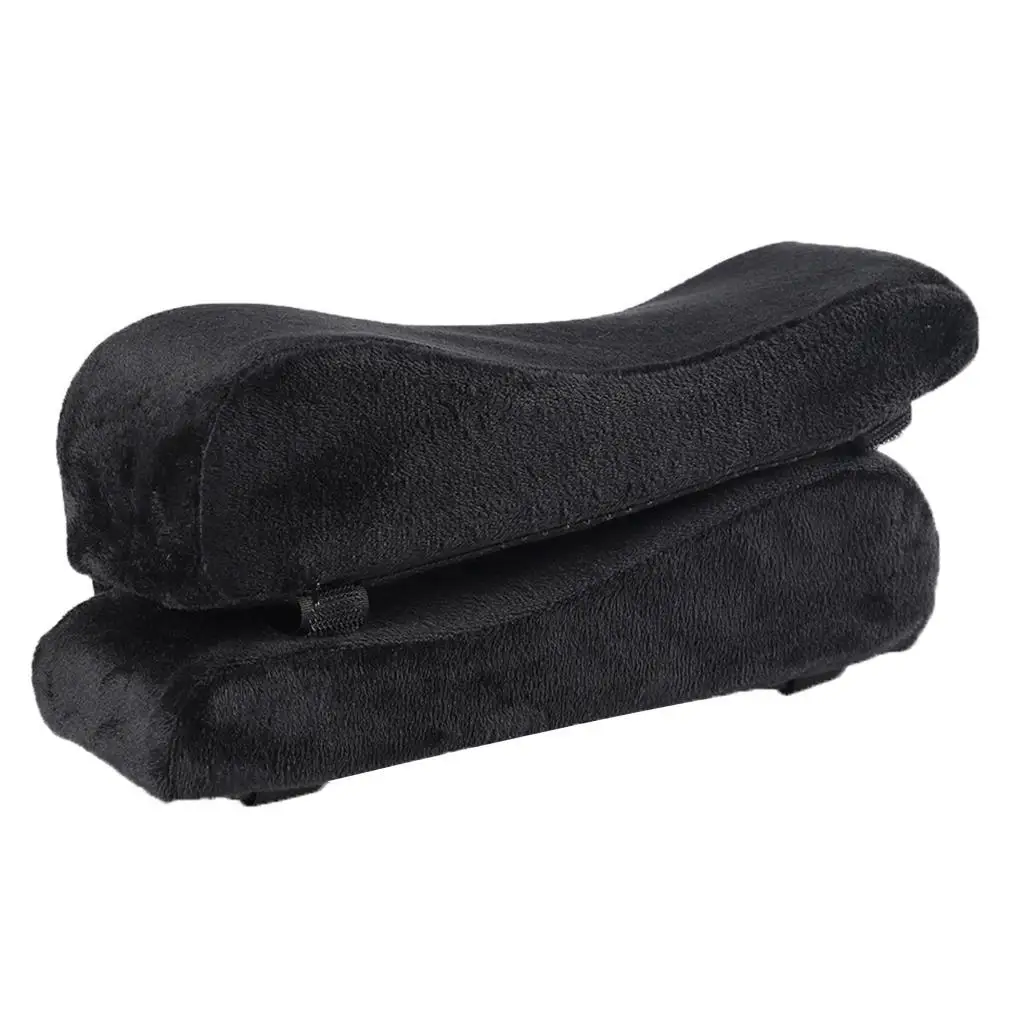 2 Pack Armrest Pads Memory Foam Comfortable Elbow s for Office arm rest Forearm Pressure Anti-Slip