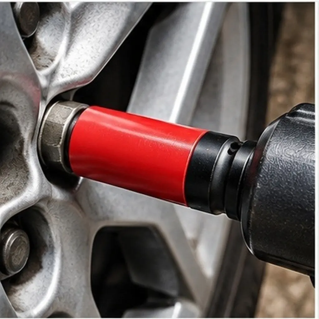 Impact Lug Nut Socket 21Mm Drive High-Strength -V Deep Thin Wheel Socket Nut Protector Thin Impact Sockets 1/2 Drive