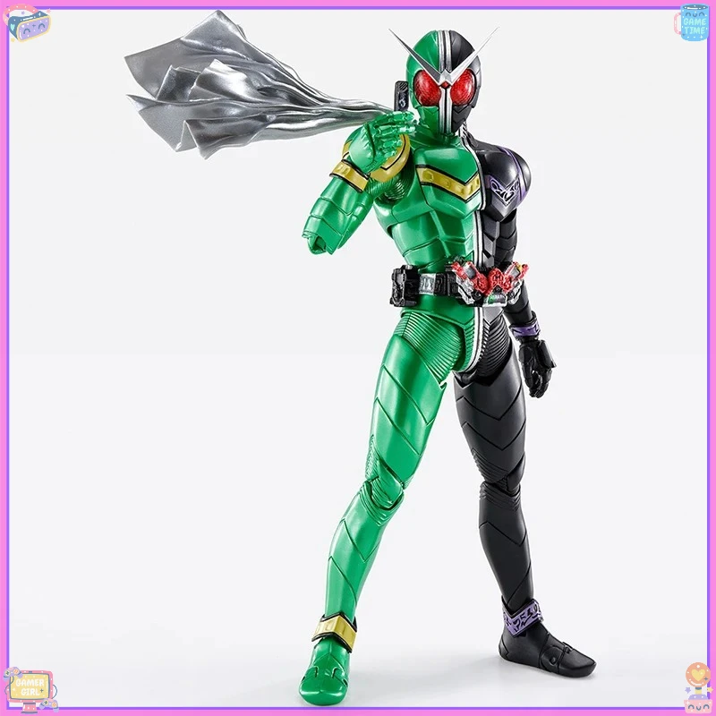 

Оригинальная скульптура Bandai SHF Real Bone Kamen Rider W Fudou, детективная фигурка, подарочные украшения, экшн-фигурка, игрушка