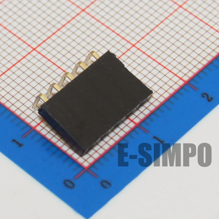 10pcs 2.54mm Right Angle Bent Single Row 90D PH8.5 3P 4P 5P 6P 7P 8P 40P Rohs Goldplated PCB Female Pin Header Socket Connector