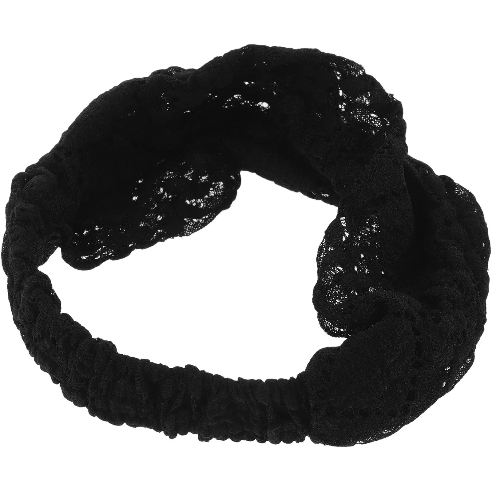 

Wide Lace Gray Head Coverings Satin Band Hair Satin Band Women Floral Embroidered Boho Scarf Hair Styling Tool