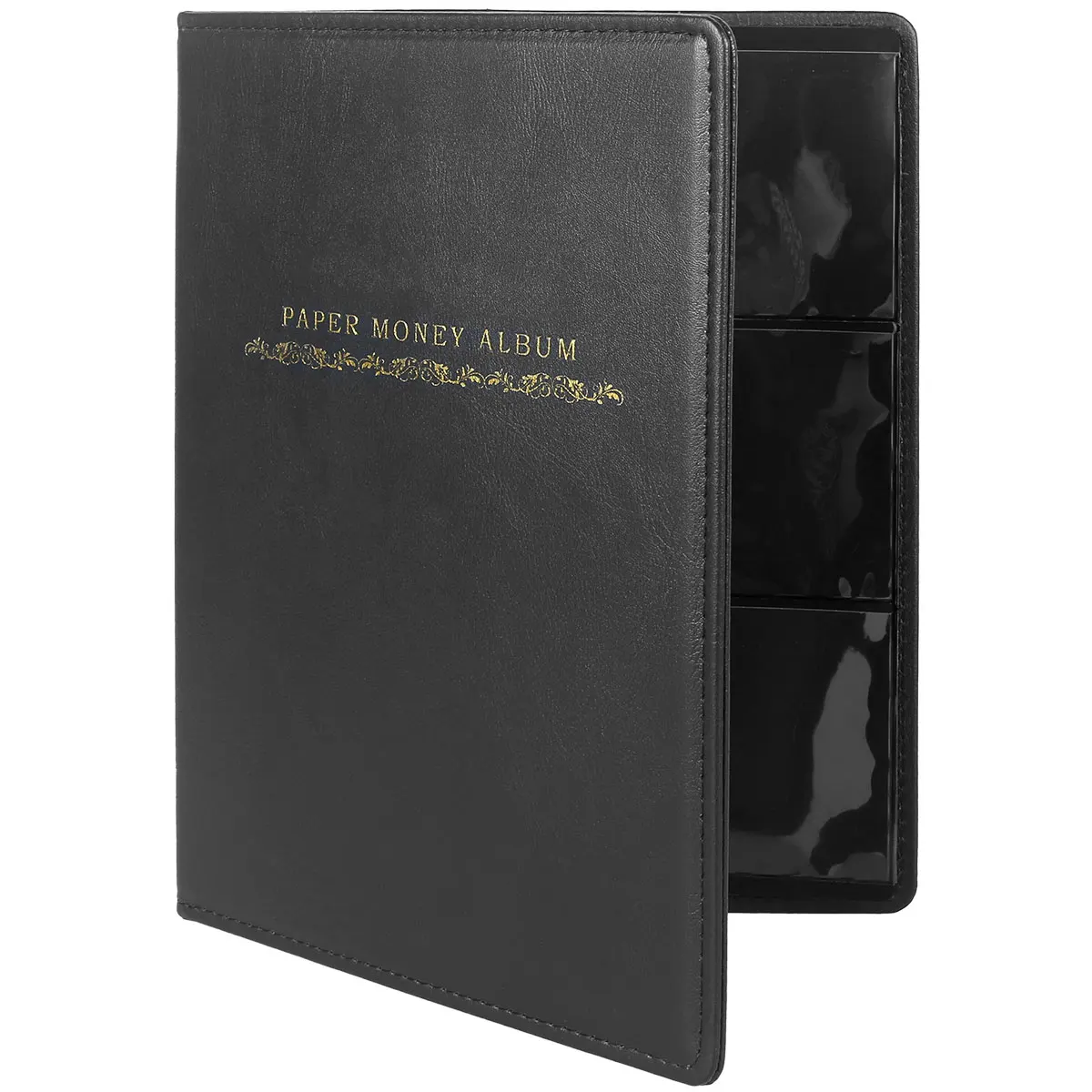 Album de collecte d'argent, Album d'argent en papier, pièce de monnaie en cuir, livre cadeau pour Album, collecte d'argent, Documents, billets