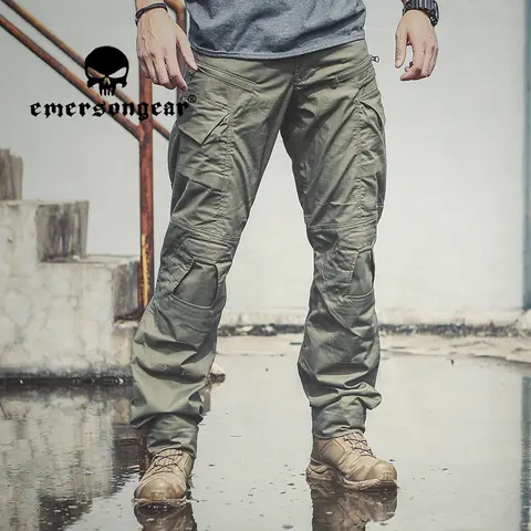 EMERSONGEAR 남성용 전술 전투 E4 바지, 의무 카고 바지, 훈련 야외 스포츠 전쟁 게임 슈팅 하이킹 캠핑 Best5