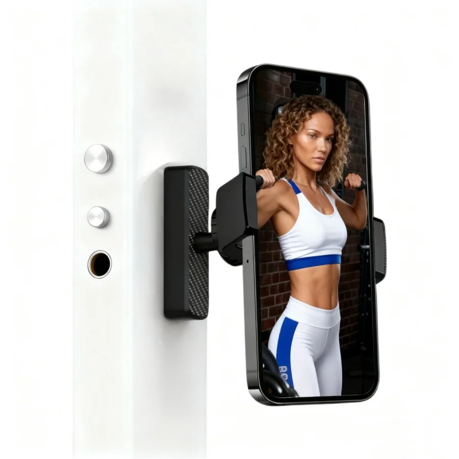 

Портативный магнитный держатель для телефона для спортзала с магнитным основанием, крепится к металлической поверхности, 360° ° Регулируемый держатель для телефона в тренажерном зале, магнитное крепление для A