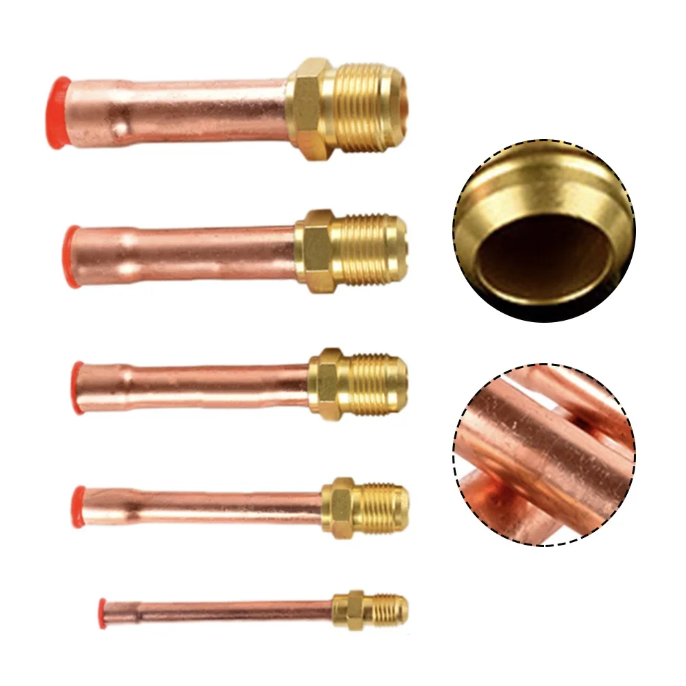 

Air Conditioning Internal Unit Copper Pipe Connector Air Conditioning Adapter Copper Metal Pipe Tubing Home Improvement Parts