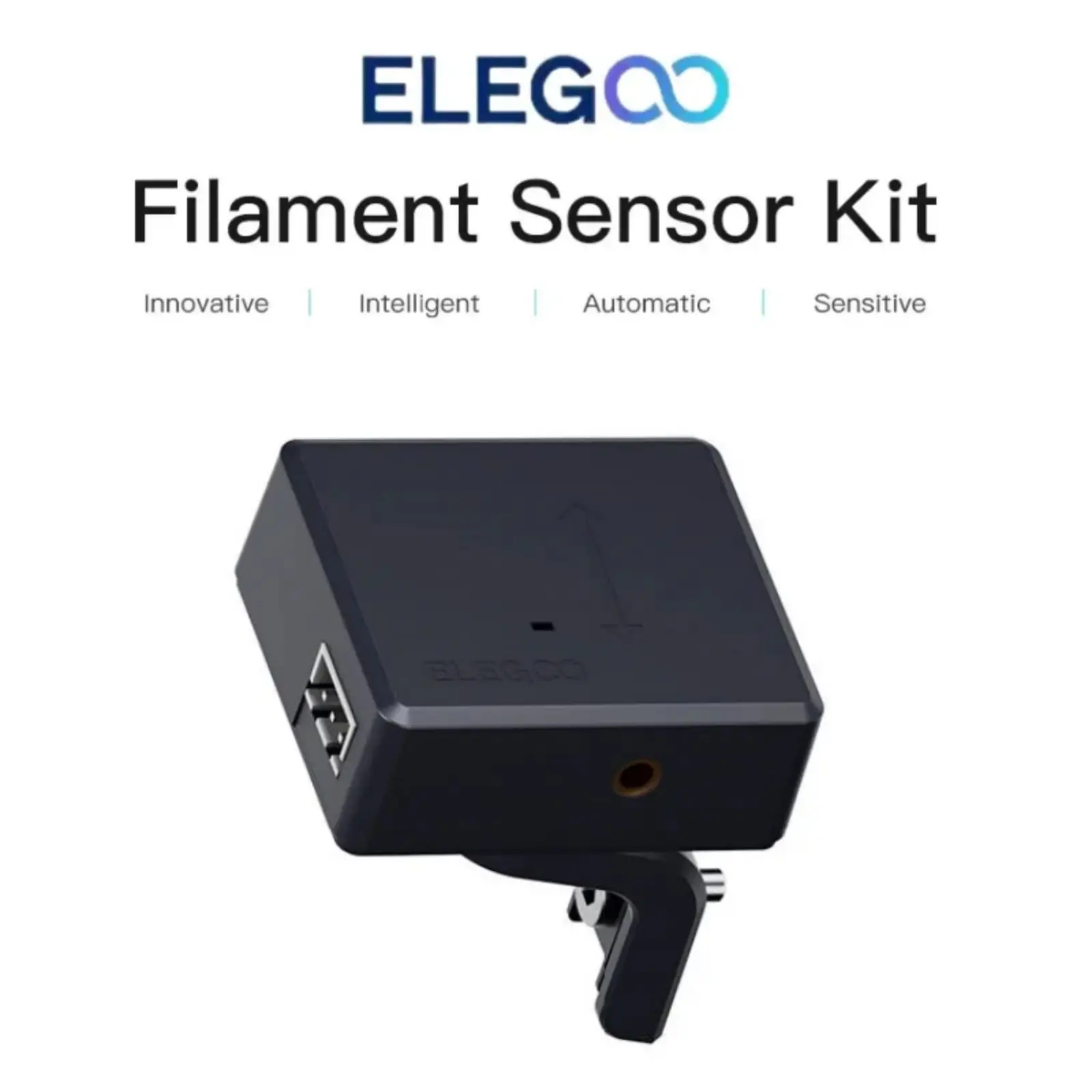 ELEGOO Filament Runout Sensor Kit for Neptune 3/4 3D Printer Smart Detection Module Part Pause Filament Break Detector Monitor