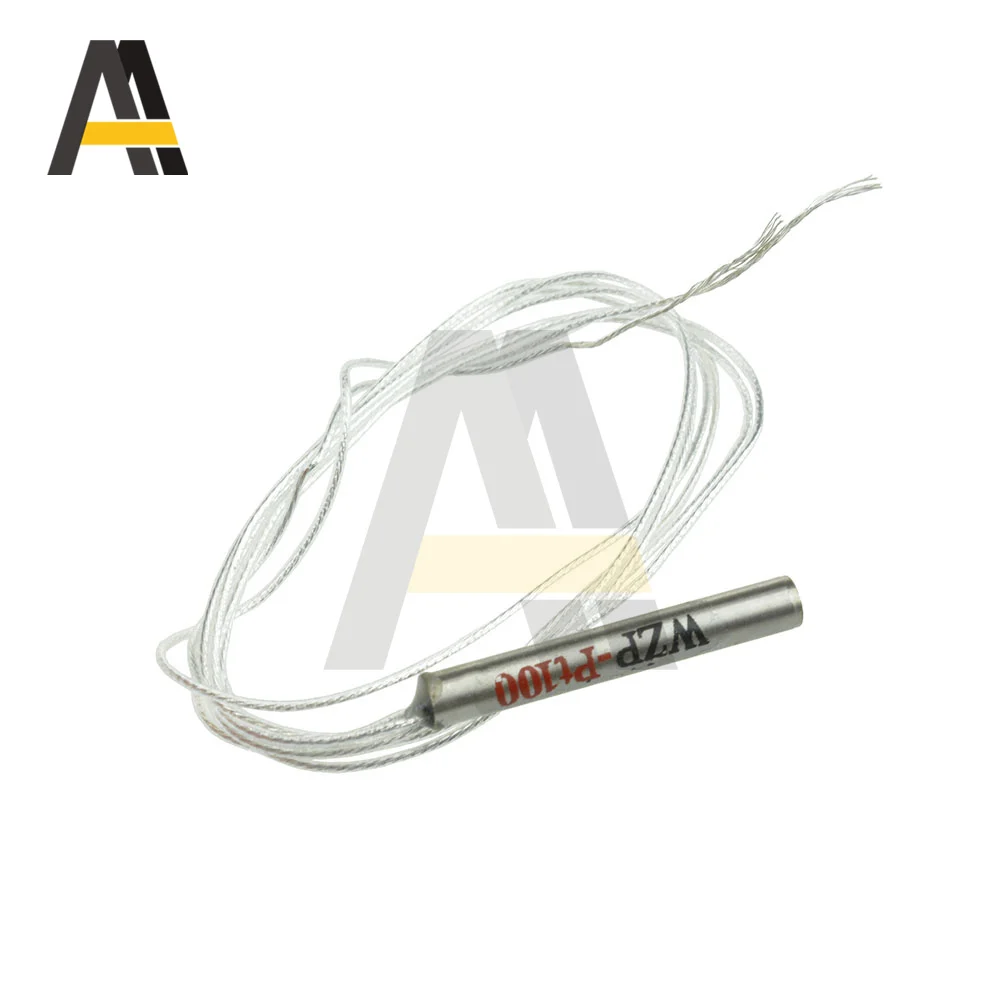 PT100 Temperature Sensor Probe 1M 1.5M 2M Anti-corrosion Waterproof Temperature Pobe WZP-PT100 Platinum Thermal Resistance