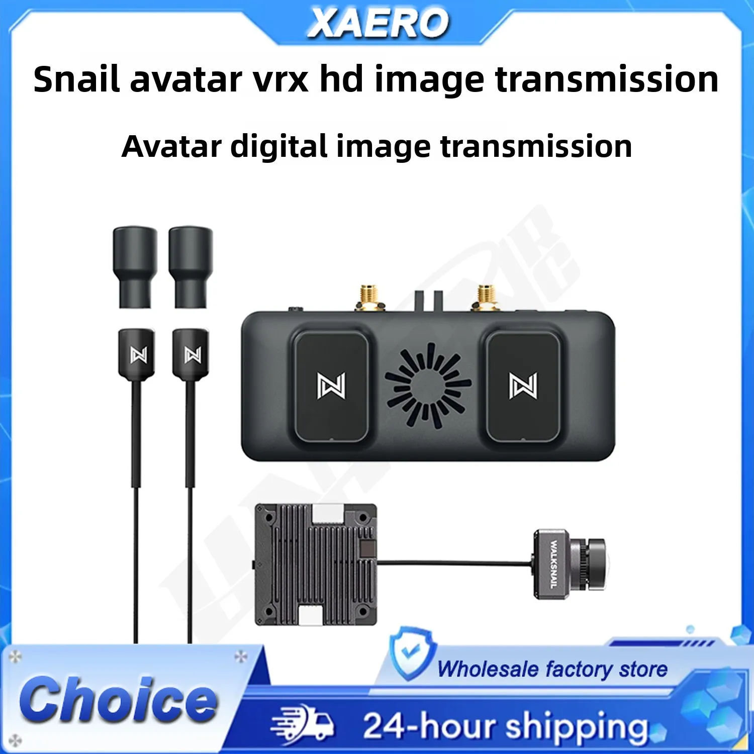 

Walksnail Avatar HD VRX Receiver Module - 1080p Digital FPV Goggles Upgrade, Low Latency Video Reception for Drone
