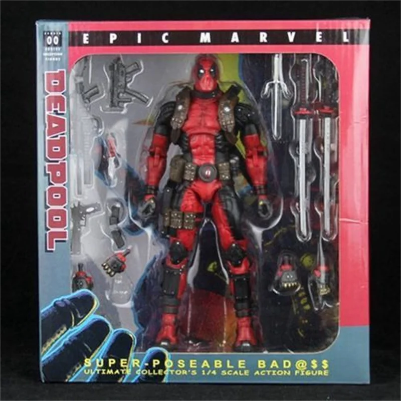 NECA X-Men Deadpool Actionfigur Superheld Deadpool Figur EPIC Ultimate 20CM Sammlermodell Spielzeugpuppe Geburtstagsgeschenk – Detail 1