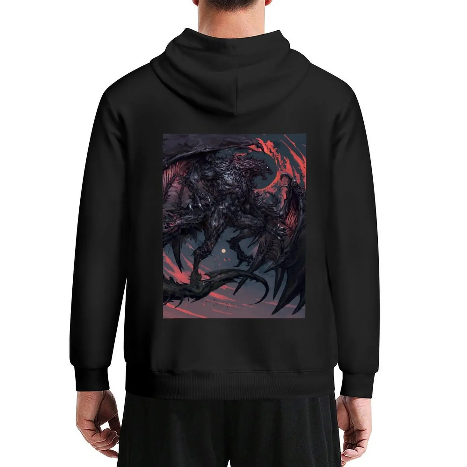 

Wolf Dragon Hoodie autumn clothes winter clothes clothes for men hooded shirt hoodie graphic