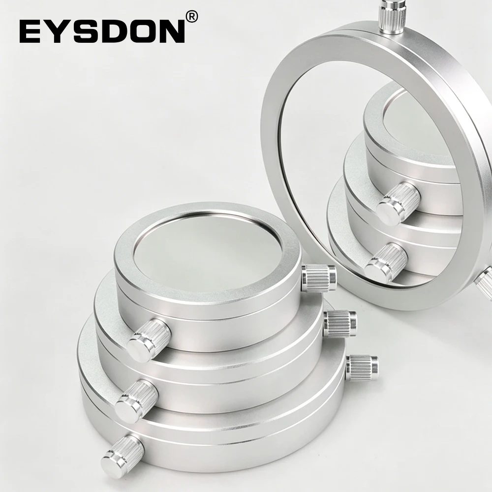 EYSDON 4th Gen Composite Solar Filter 44-210mm Silver Coating PET Film Astronomical Telescope Sun Observation Accessory