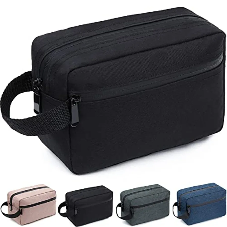 Travel Toiletry Bag for Women and Men, Water-resistant Shaving Bag for Toiletries Accessories, Foldable Storage Bags with Divid