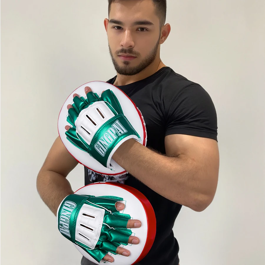 1Pc Muay Thai Punch Pad Boxing Hand Target Boxing Focus Mat Sandbag Training Glove Kick Fighting Curved Mitt Focus Punch Mat 