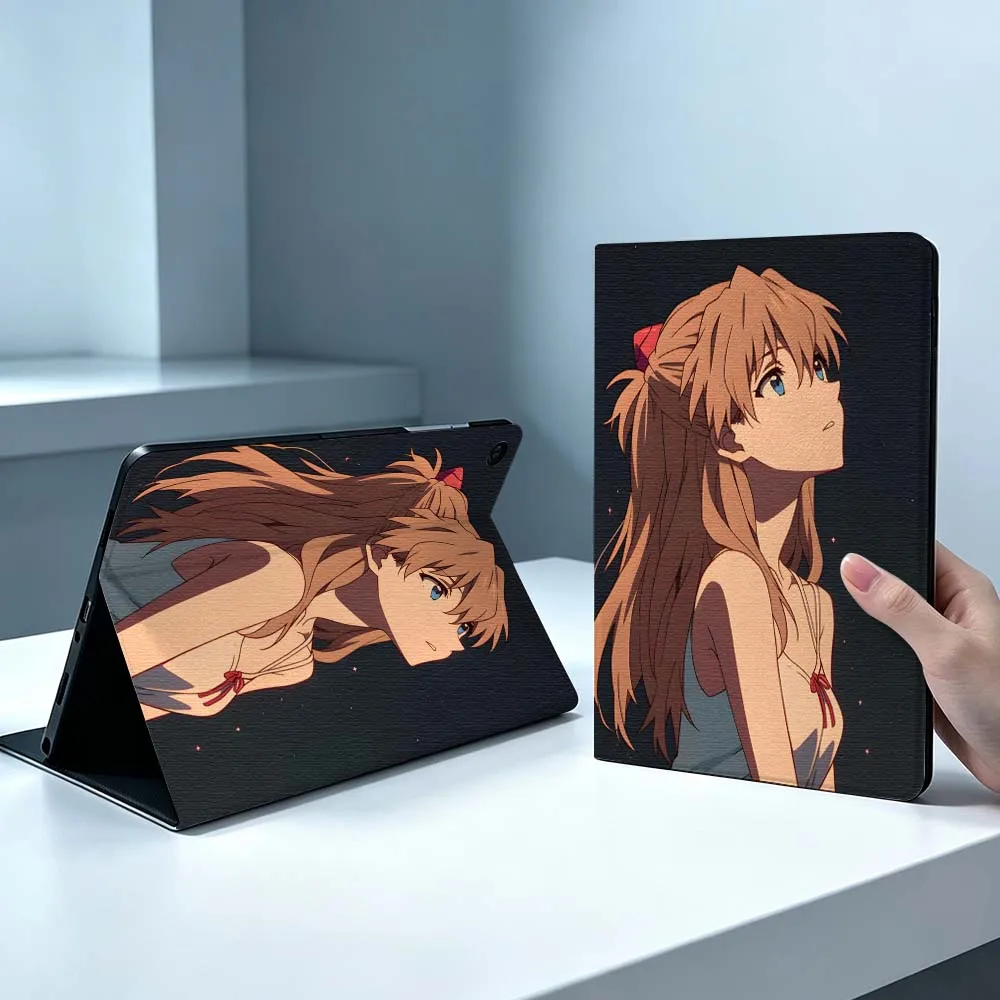 A-Asuka Cute Girl For Samsung Galaxy Tab S11 S10 S9 S8 S7 S6 A9 A8 A11 Lite FE Plus Pen Tray Tablet Case Soft