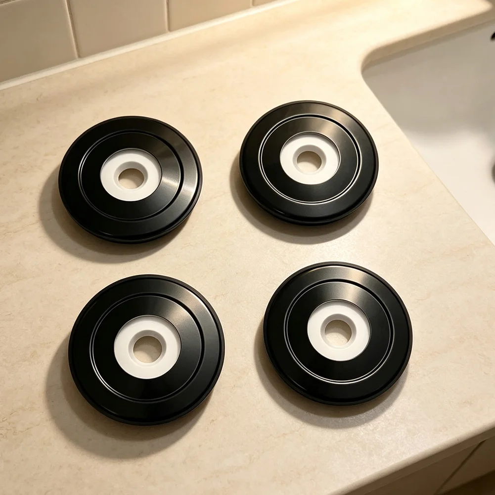 Rubbed Bronze Metal Spout Cover Ring for Bathtub Faucet Trim Plate Stainless Steel Flange for Easy DIY Installation