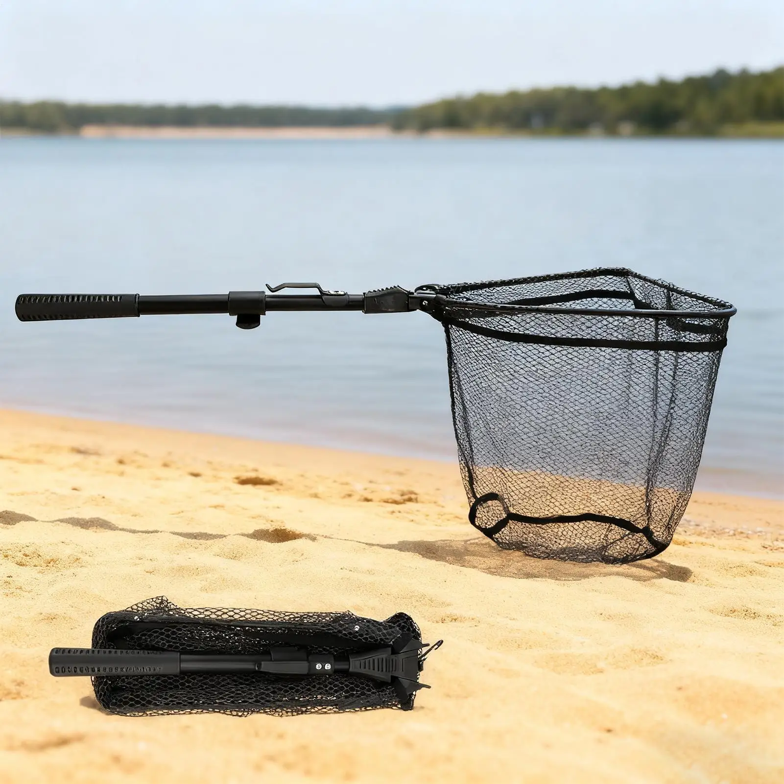 

Landing Nets For Fishing Telescopic Handle Fish Nets For Fishing Portable Tools Trap For Minnow Bass Catfish Trout Shrimp