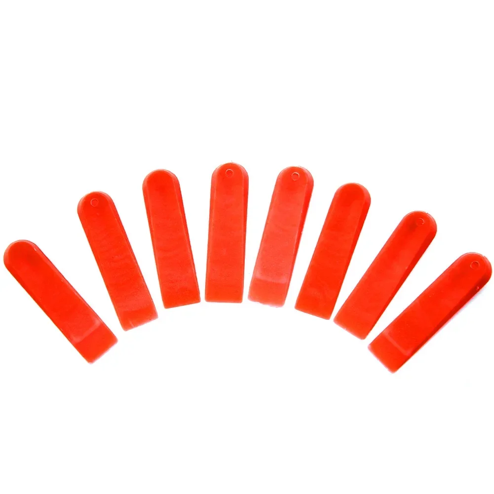 100pcs Tile Spacers Plastic Tile Leveling System Reusable Laying Red Level Wedges Tiles Flooring Spacers Locator Tiling Tools