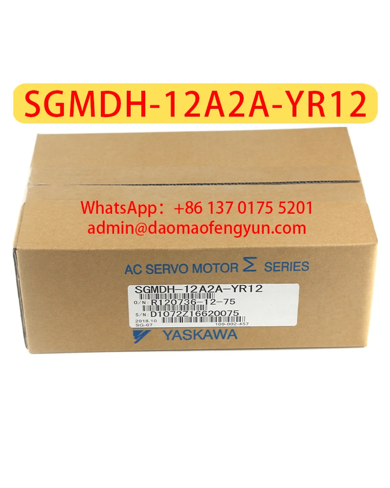 

SGMDH-12A2A-YR12 Brand New Servo Motor SGMDH 12A2A YR12，Fast shipping