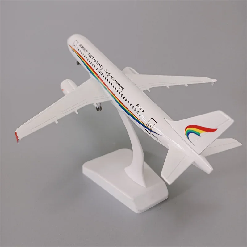 19cm Alloy Metal AIR China Tibet Airlines Airbus 321 A321 Airways Diecast Airplane Model Plane Aircraft w Landing Gears Wheels