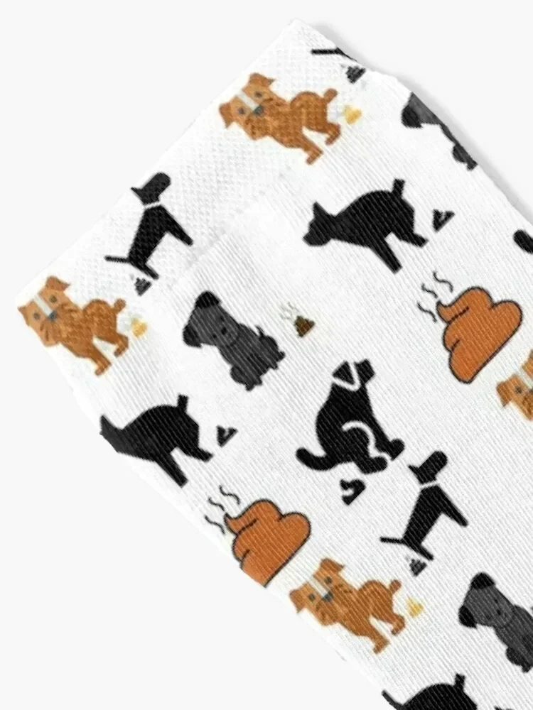 Funny Pooping Dogs Over People Multi Pack Socks funny gift Thermal man winter Climbing valentine gift ideas Socks Ladies Men's