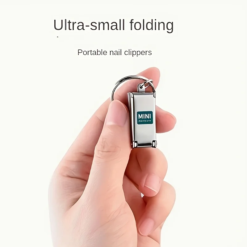 

1pc High Precision Mini Nail Clippers Strong Grip Stainless Steel Finger and Toe Nail Trimmer Perfect for Manicure Foot Care
