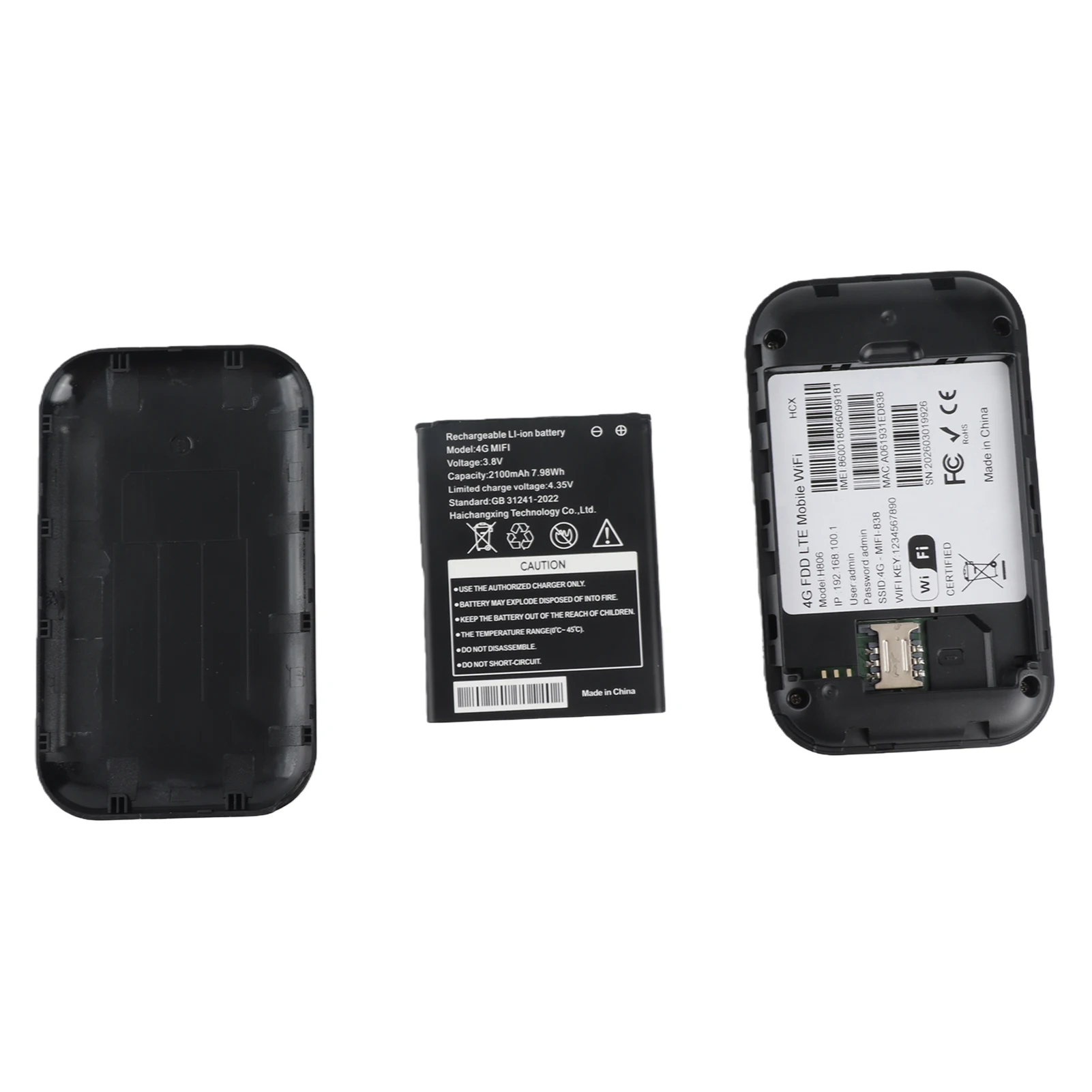 4G LTE Mobile WiFi Router Hotspot Supports 10 Connected Devices for Travel 300Mbps High Speed SIM Card Slot Color LED Display image 3