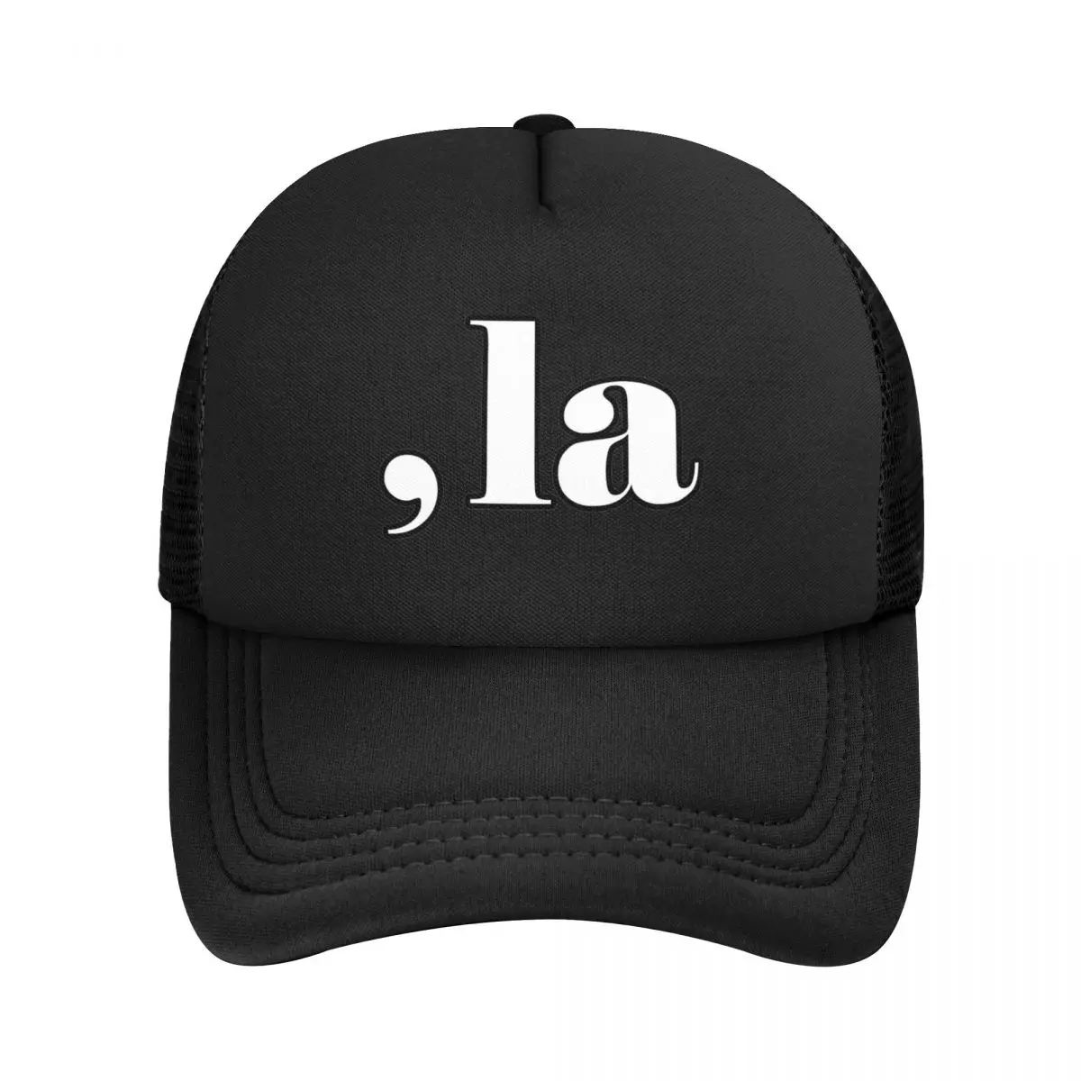 2024 Comma La Kamala Harris Trucker Caps Unisex Outdoor Hat Trucker Cap Breathable Snapback Caps Mesh Baseball Caps Summer