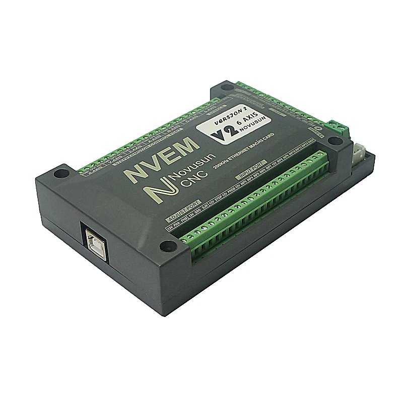 

NVUM 6-осевая USB-плата Mach3 200 кГц, плата управления движением с 6 осями, плата-разветвитель, подходит для DIY станков с ЧПУ для гравировки