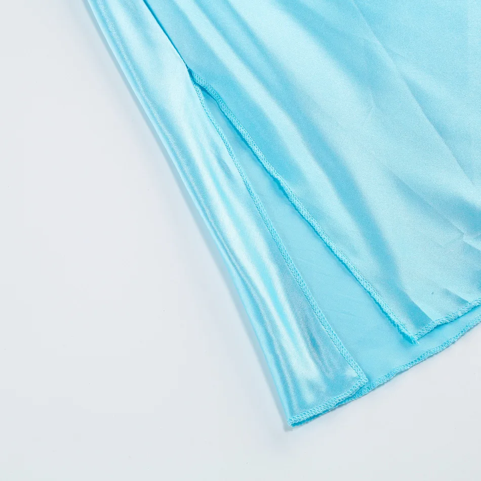 Mädchen Blaues Eis-Glitzer-Prinzessinnenkleid mit Pailletten und Netzstoff für Halloween, Geburtstag, Karneval, Kinder-Cosplay-Party-Outfit – Detail 15