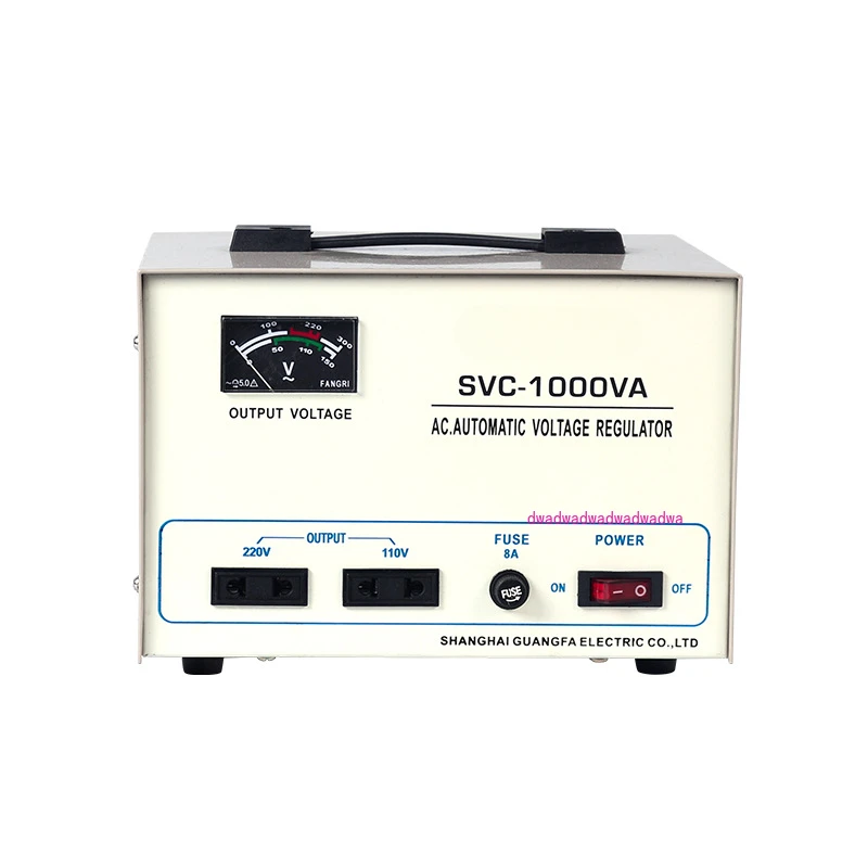 Single phase regulator SVC-1000VA automatic 220v high power household ** current regulated power supply