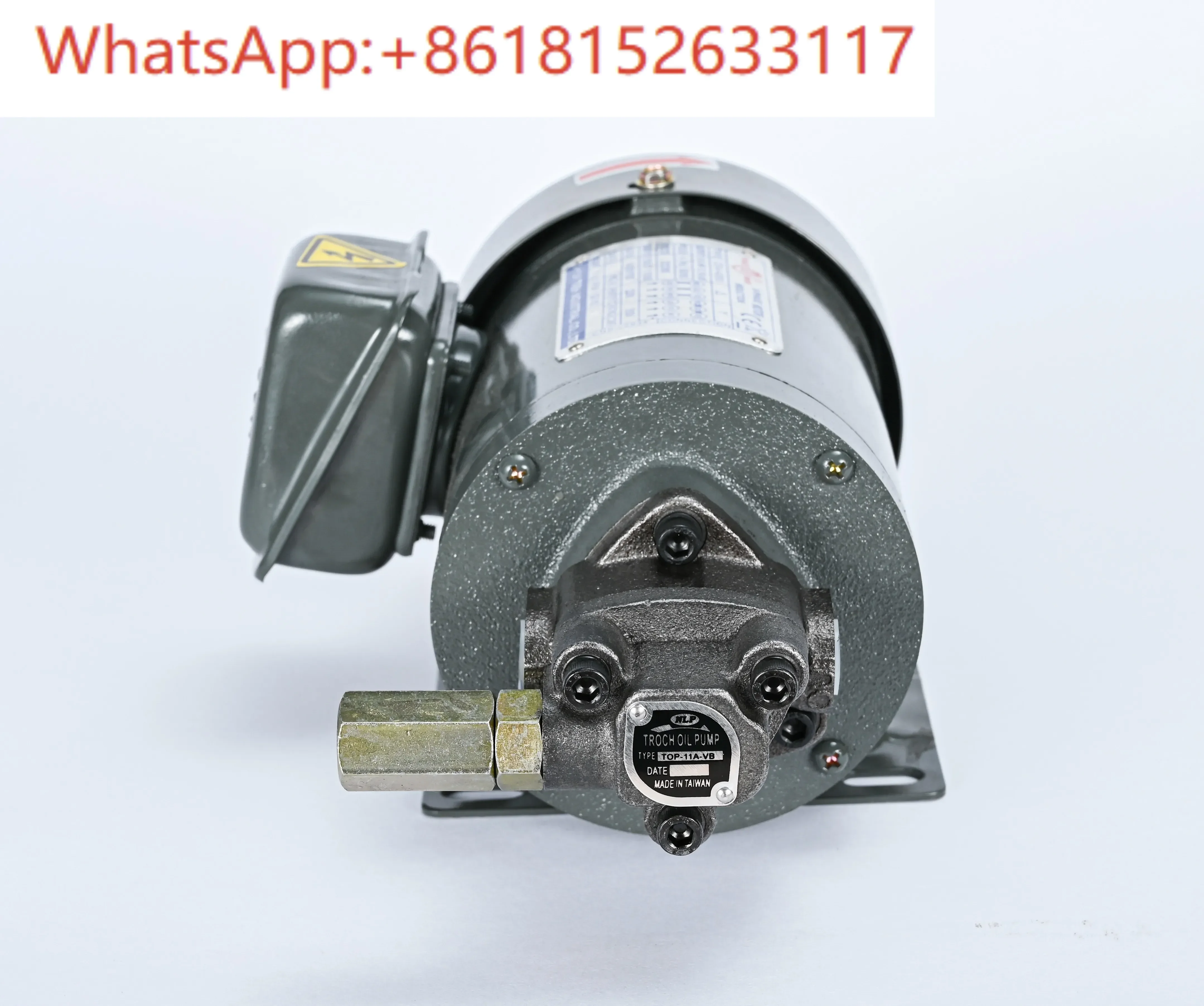 12A13A محرك مضخة زيت تشحيم ضخ صامت كبير شفط مضخة زيت مثلثة 220 فولت/380 فولت