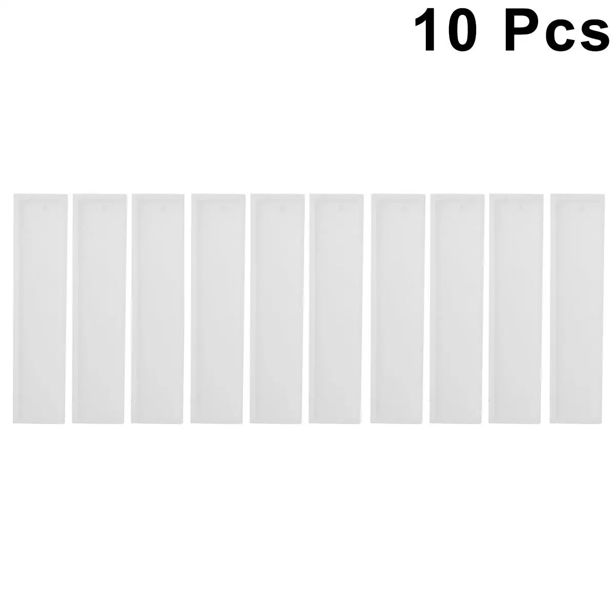 10 PCS DIY Jewelry Making Mold Bookmark Silicone Casting Mould Smooth Surface Transparent