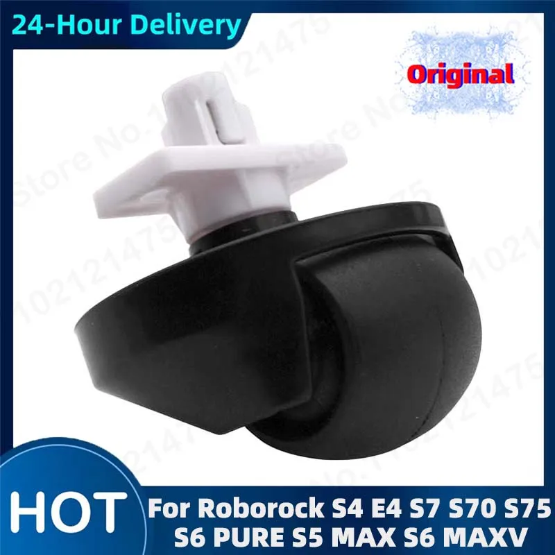 Original Front Caster Wheel Parts For Roborock S4 S6 PURE S5 MAX S6 MAXV E4 S7 S70 S75 Vacuum Cleaner Spare Accessories