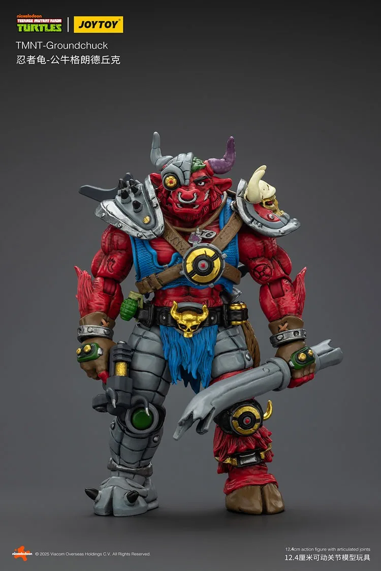 

JOYTOY TMNT-Groundchuck фигурки куклы украшения подарочная коллекция оригинальная модель коллекционная игрушка фигурка