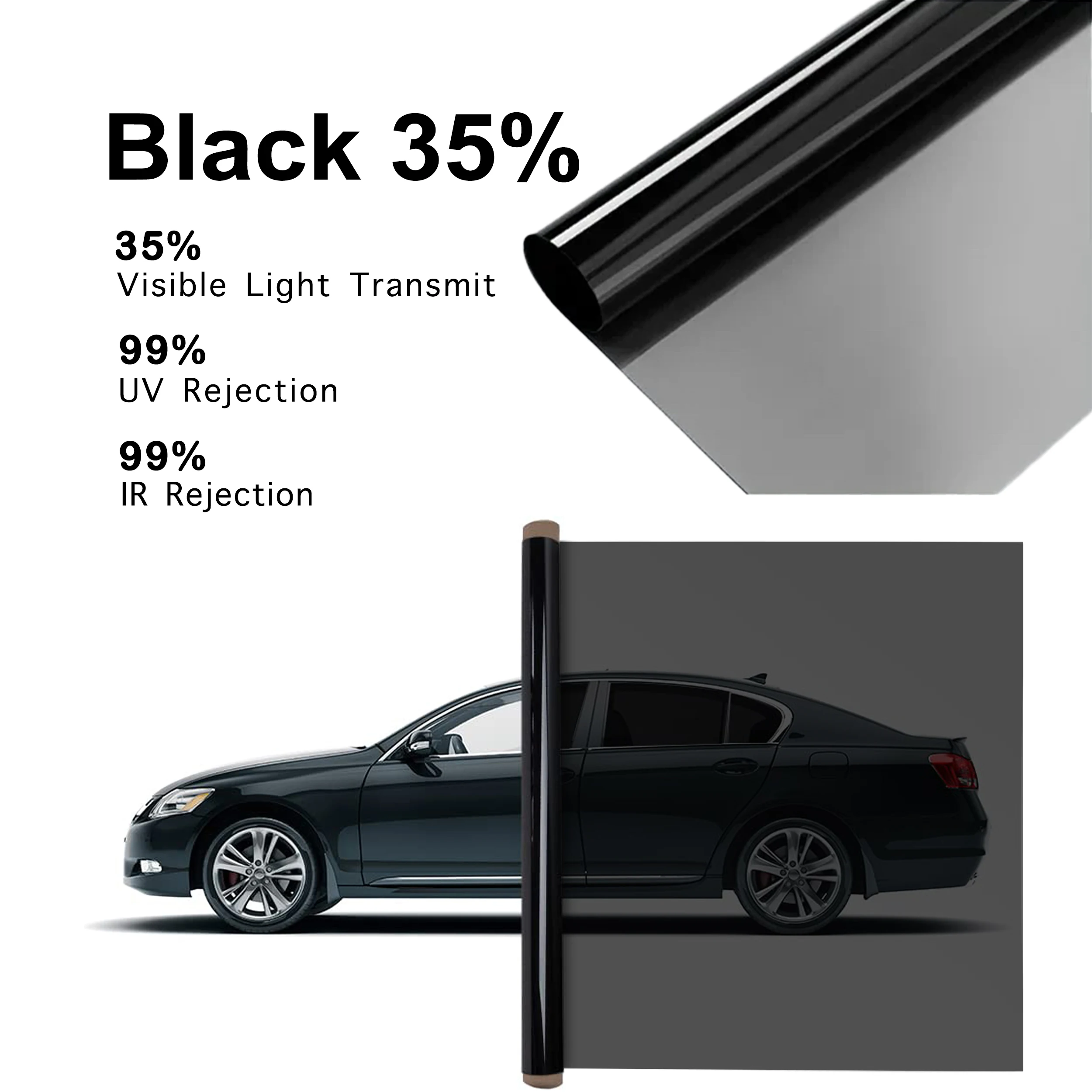 Raamfolie auto, zonwerende folie, privacy raamfolie, glasbescherming, zelfklevende raamsticker, getinte ramen, UV-bescherming folie, autovenster zonnescherm, zonwering glas, decoratieve raamfolie,
