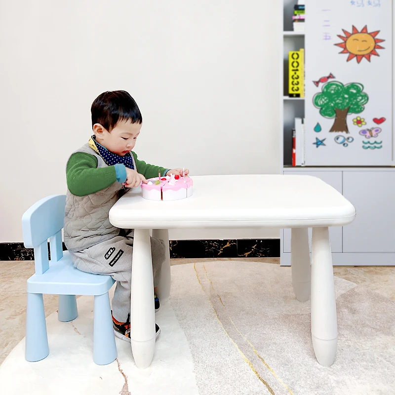 Plastic Kids Toddler's Activity Table,Waterproof & Easy Cleaning, for Boys Girls Aged 2+,Arts & Craft, Homeschooling